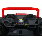 JOKO Elektrické autíčko Buggy 4x4 ATV Racing 200W 24V, nosnosť 60kg, Dvojmiestne, penové kolesá, červené