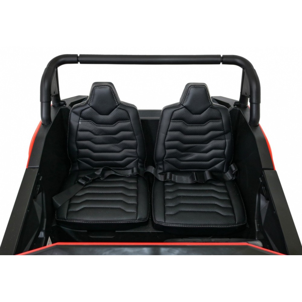 JOKO Elektrické autíčko Buggy 4x4 ATV Racing 200W 24V, nosnosť 60kg, Dvojmiestne, penové kolesá, červené