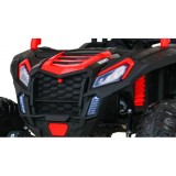 JOKO Elektrické autíčko Buggy 4x4 ATV Racing 200W 24V, nosnosť 60kg, Dvojmiestne, penové kolesá, červené