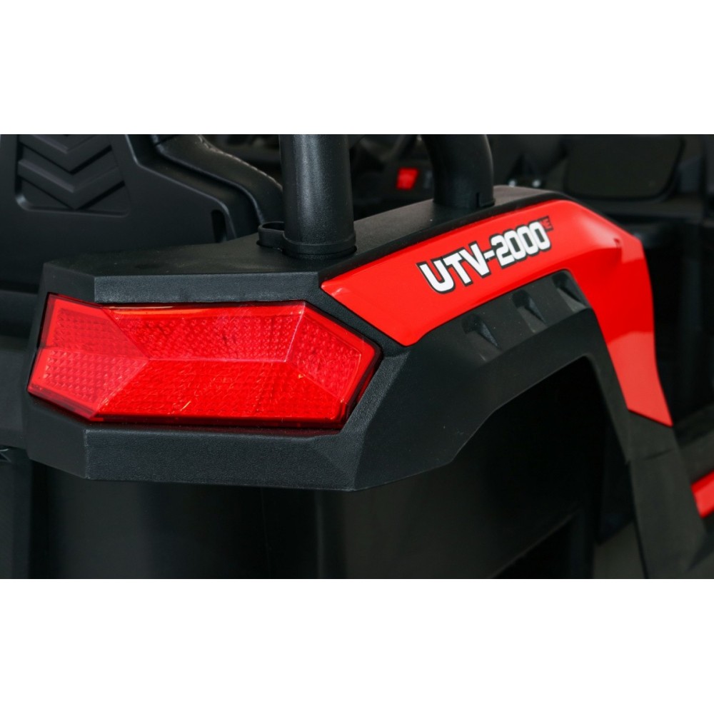 JOKO Elektrické autíčko Buggy 4x4 ATV Racing 200W 24V, nosnosť 60kg, Dvojmiestne, penové kolesá, červené