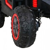 JOKO Elektrické autíčko Buggy 4x4 ATV Racing 200W 24V, nosnosť 60kg, Dvojmiestne, penové kolesá, červené