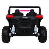 JOKO Elektrické autíčko 4x4 Buggy ATV Racing 200W 24V, nosnosť 60kg, Dvojmiestne, penové kolesá, ružové