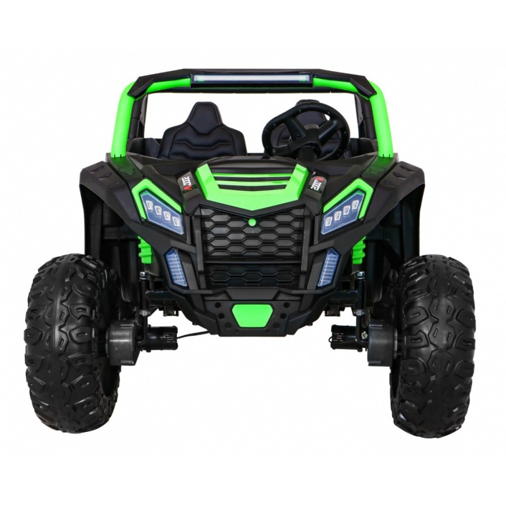 JOKO Elektrické autíčko Buggy 4x4 ATV Racing 200W 24V, nosnosť 60kg, Dvojmiestne, penové kolesá, zelené