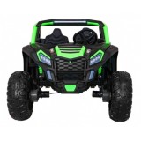 JOKO Elektrické autíčko Buggy 4x4 ATV Racing 200W 24V, nosnosť 60kg, Dvojmiestne, penové kolesá, zelené