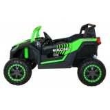 JOKO Elektrické autíčko Buggy 4x4 ATV Racing 200W 24V, nosnosť 60kg, Dvojmiestne, penové kolesá, zelené