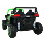 JOKO Elektrické autíčko Buggy 4x4 ATV Racing 200W 24V, nosnosť 60kg, Dvojmiestne, penové kolesá, zelené