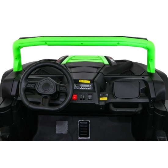 JOKO Elektrické autíčko Buggy 4x4 ATV Racing 200W 24V, nosnosť 60kg, Dvojmiestne, penové kolesá, zelené