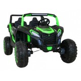 JOKO Elektrické autíčko Buggy 4x4 ATV Racing 200W 24V, nosnosť 60kg, Dvojmiestne, penové kolesá, zelené