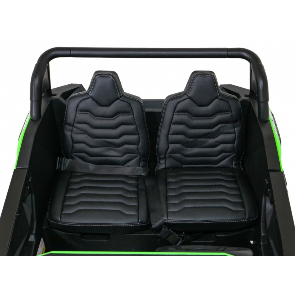 JOKO Elektrické autíčko Buggy 4x4 ATV Racing 200W 24V, nosnosť 60kg, Dvojmiestne, penové kolesá, zelené