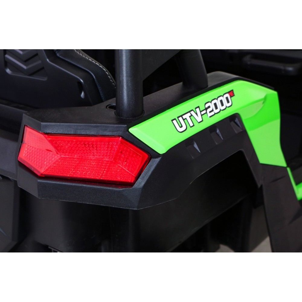 JOKO Elektrické autíčko Buggy 4x4 ATV Racing 200W 24V, nosnosť 60kg, Dvojmiestne, penové kolesá, zelené