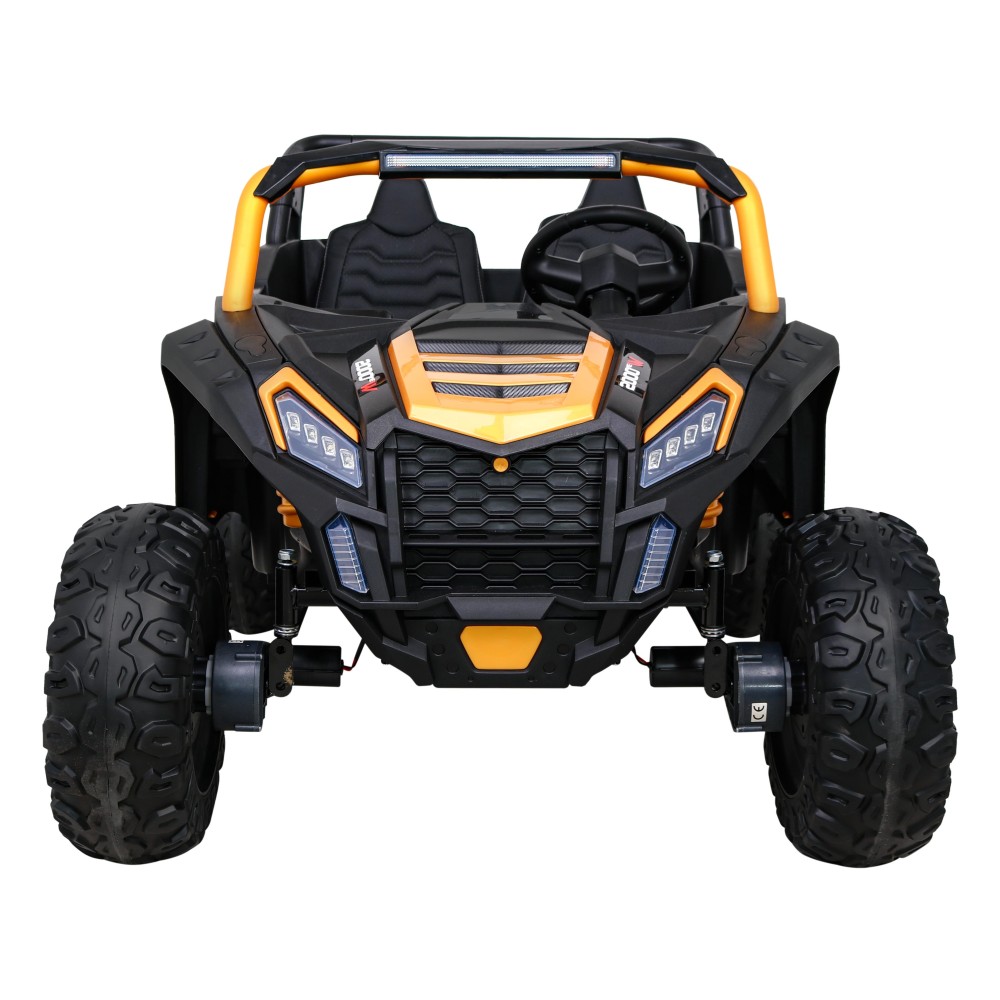 JOKO Elektrické autíčko Buggy 4x4 ATV Racing 200W 24V, nosnosť 60kg, Dvojmiestne, penové kolesá, zlaté
