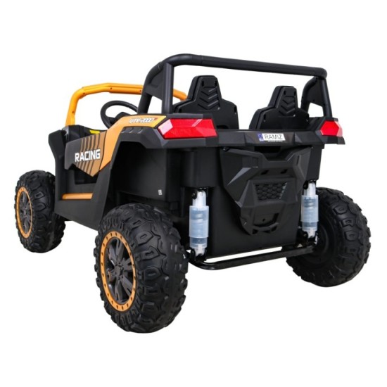 JOKO Elektrické autíčko Buggy 4x4 ATV Racing 200W 24V, nosnosť 60kg, Dvojmiestne, penové kolesá, zlaté