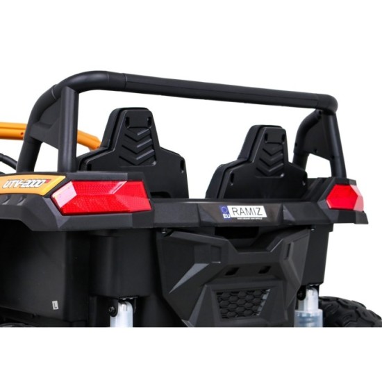 JOKO Elektrické autíčko Buggy 4x4 ATV Racing 200W 24V, nosnosť 60kg, Dvojmiestne, penové kolesá, zlaté