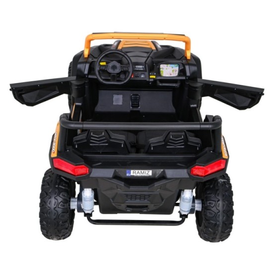 JOKO Elektrické autíčko Buggy 4x4 ATV Racing 200W 24V, nosnosť 60kg, Dvojmiestne, penové kolesá, zlaté