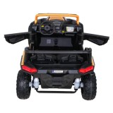 JOKO Elektrické autíčko Buggy 4x4 ATV Racing 200W 24V, nosnosť 60kg, Dvojmiestne, penové kolesá, zlaté