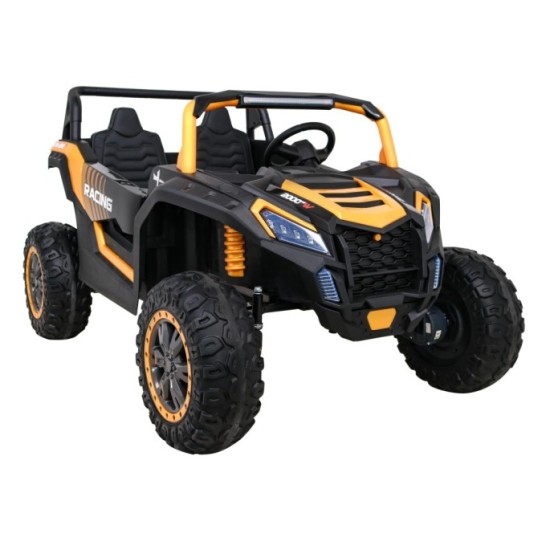 JOKO Elektrické autíčko Buggy 4x4 ATV Racing 200W 24V, nosnosť 60kg, Dvojmiestne, penové kolesá, zlaté