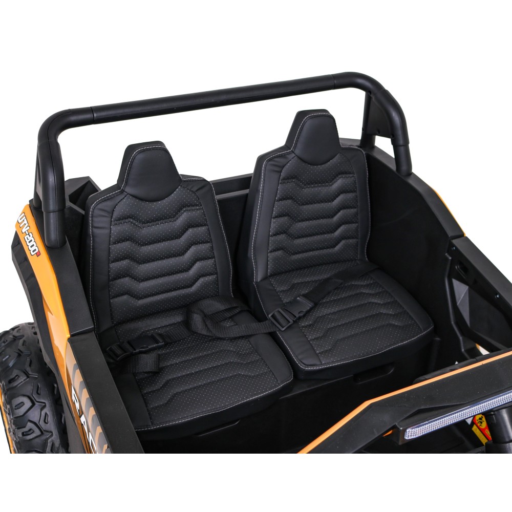 JOKO Elektrické autíčko Buggy 4x4 ATV Racing 200W 24V, nosnosť 60kg, Dvojmiestne, penové kolesá, zlaté