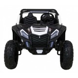 JOKO Elektrické autíčko Buggy ATV STRONG Racing 180W 24V, nosnosť 100kg, brzdový pedál, Dvojmiestne, nafukovacie kolesá, biele