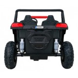 JOKO Elektrické autíčko Buggy ATV STRONG Racing 180W 24V, nosnosť 100kg, brzdový pedál, Dvojmiestne, nafukovacie kolesá, červené