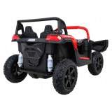JOKO Elektrické autíčko Buggy ATV STRONG Racing 180W 24V, nosnosť 100kg, brzdový pedál, Dvojmiestne, nafukovacie kolesá, červené