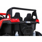 JOKO Elektrické autíčko Buggy ATV STRONG Racing 180W 24V, nosnosť 100kg, brzdový pedál, Dvojmiestne, nafukovacie kolesá, červené