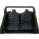 JOKO Elektrické autíčko Buggy ATV STRONG Racing 180W 24V, nosnosť 100kg, brzdový pedál, Dvojmiestne, nafukovacie kolesá, zelené