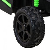 JOKO Elektrické autíčko Buggy ATV STRONG Racing 180W 24V, nosnosť 100kg, brzdový pedál, Dvojmiestne, nafukovacie kolesá, zelené