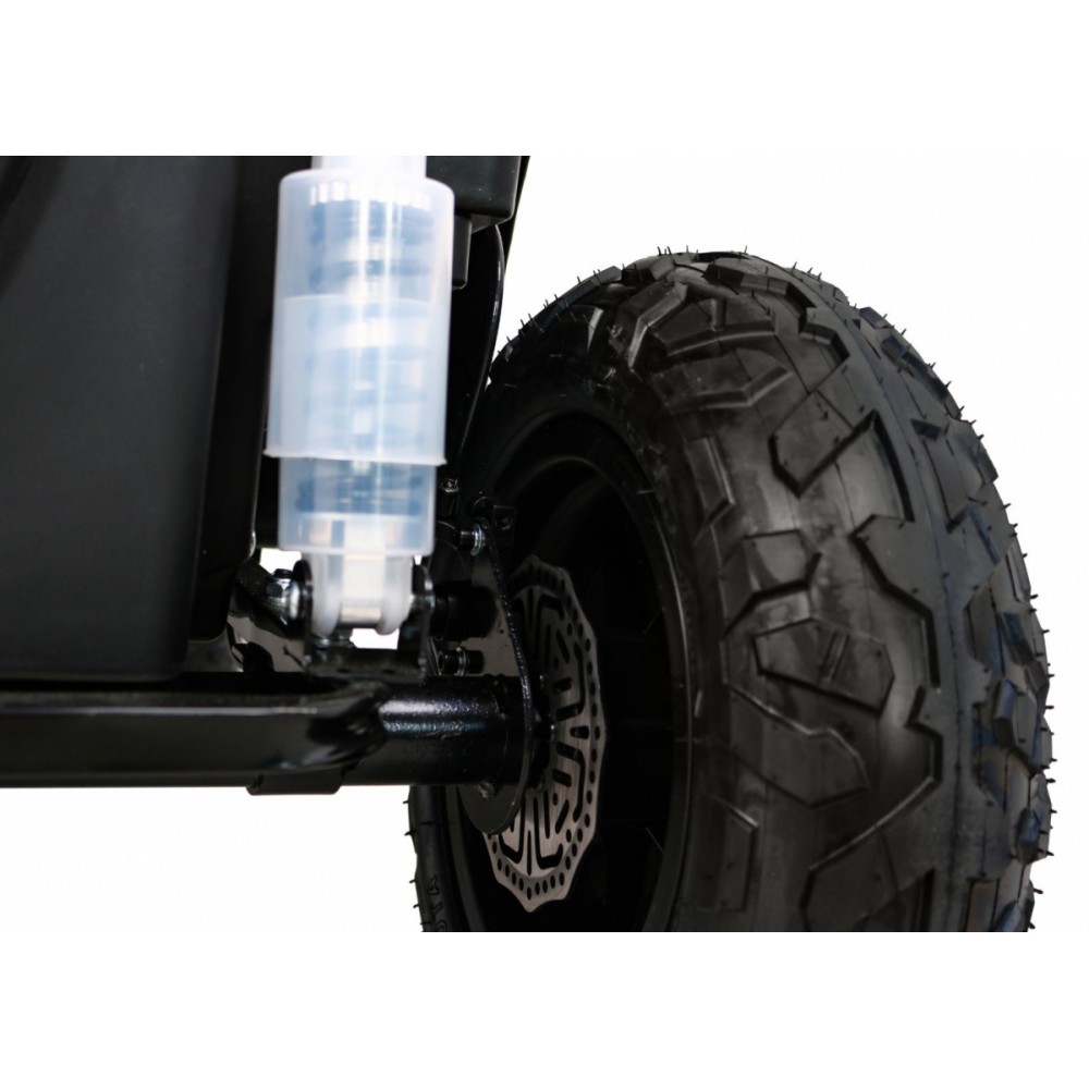JOKO Elektrické autíčko Buggy ATV STRONG Racing 180W 24V, nosnosť 100kg, brzdový pedál, Dvojmiestne, nafukovacie kolesá, zelené