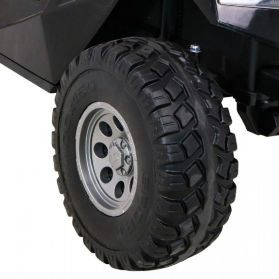 JOKO Veľké Elektrické autíčko BUGGY 4x4 Clash 24V, FM rádio, DVOJMIESTNE Kožené sedadlo, NOSNOSŤ 60KG, penové kolesá, červené