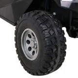 JOKO Veľké Elektrické autíčko BUGGY 4x4 Clash 24V, FM rádio, DVOJMIESTNE Kožené sedadlo, NOSNOSŤ 60KG, penové kolesá, červené