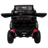 JOKO Elektrické autíčko Buggy 4x4 SuperStar, MP4 LCD displej, Penové kolesá, Dvojmiestne kožené sedadlo, USB, čierne