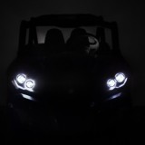 JOKO Elektrické autíčko Buggy 4x4 SuperStar, MP4 LCD displej, Penové kolesá, Dvojmiestne kožené sedadlo, USB, čierne