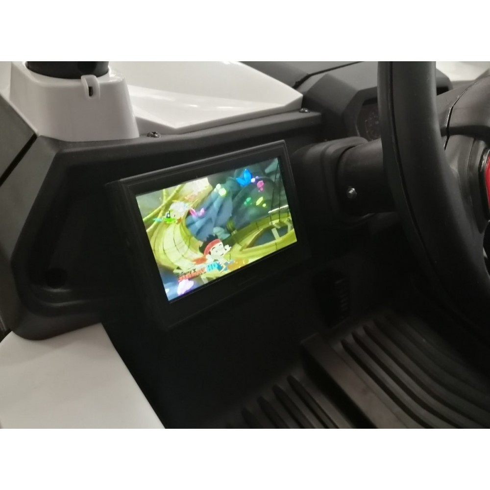 JOKO Elektrické autíčko Buggy 4x4 SuperStar, MP4 LCD displej, Penové kolesá, Dvojmiestne kožené sedadlo, USB, maskáčové