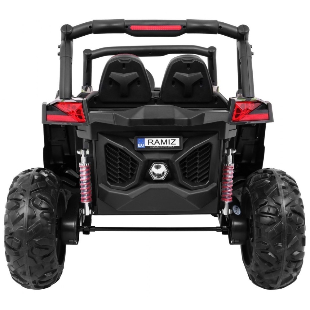 JOKO Elektrické autíčko Buggy 4x4 SuperStar, MP4 LCD displej, Penové kolesá, Dvojmiestne kožené sedadlo, USB, maskáčové