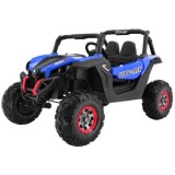 JOKO Elektrické autíčko Buggy 4x4 SuperStar, MP4 LCD displej, Penové kolesá, Dvojmiestne kožené sedadlo, USB, modré
