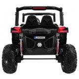 JOKO Elektrické autíčko Buggy 4x4 SuperStar, nosnosť 40kg, Penové kolesá, Dvojmiestne kožené sedadlo, biele