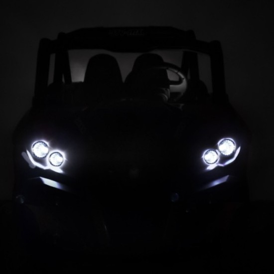 JOKO Elektrické autíčko Buggy 4x4 SuperStar, nosnosť 40kg, Penové kolesá, Dvojmiestne kožené sedadlo, červené