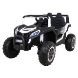 JOKO Elektrické autíčko BUGGY UTV 4x4 2000M, penové kolesá, kožené sedadlo, biele