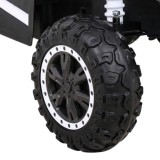 JOKO Elektrické autíčko BUGGY UTV 4x4 2000M, penové kolesá, kožené sedadlo, biele