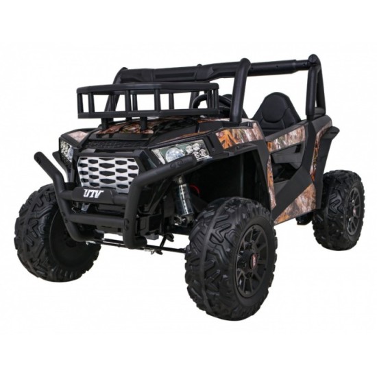JOKO Elektrické autíčko BUGGY UTV 24V 200W, penové kolesá, Dvojmiestne kožené sedadlo, nosnosť 50kg, maskáčové