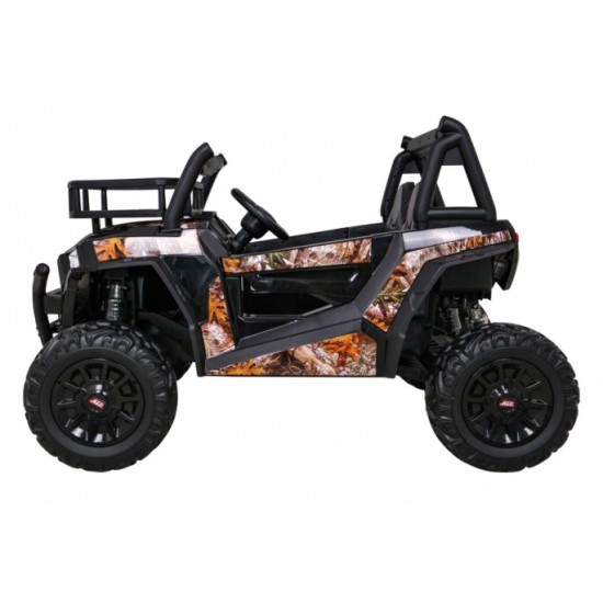 JOKO Elektrické autíčko BUGGY UTV 24V 200W, penové kolesá, Dvojmiestne kožené sedadlo, nosnosť 50kg, maskáčové
