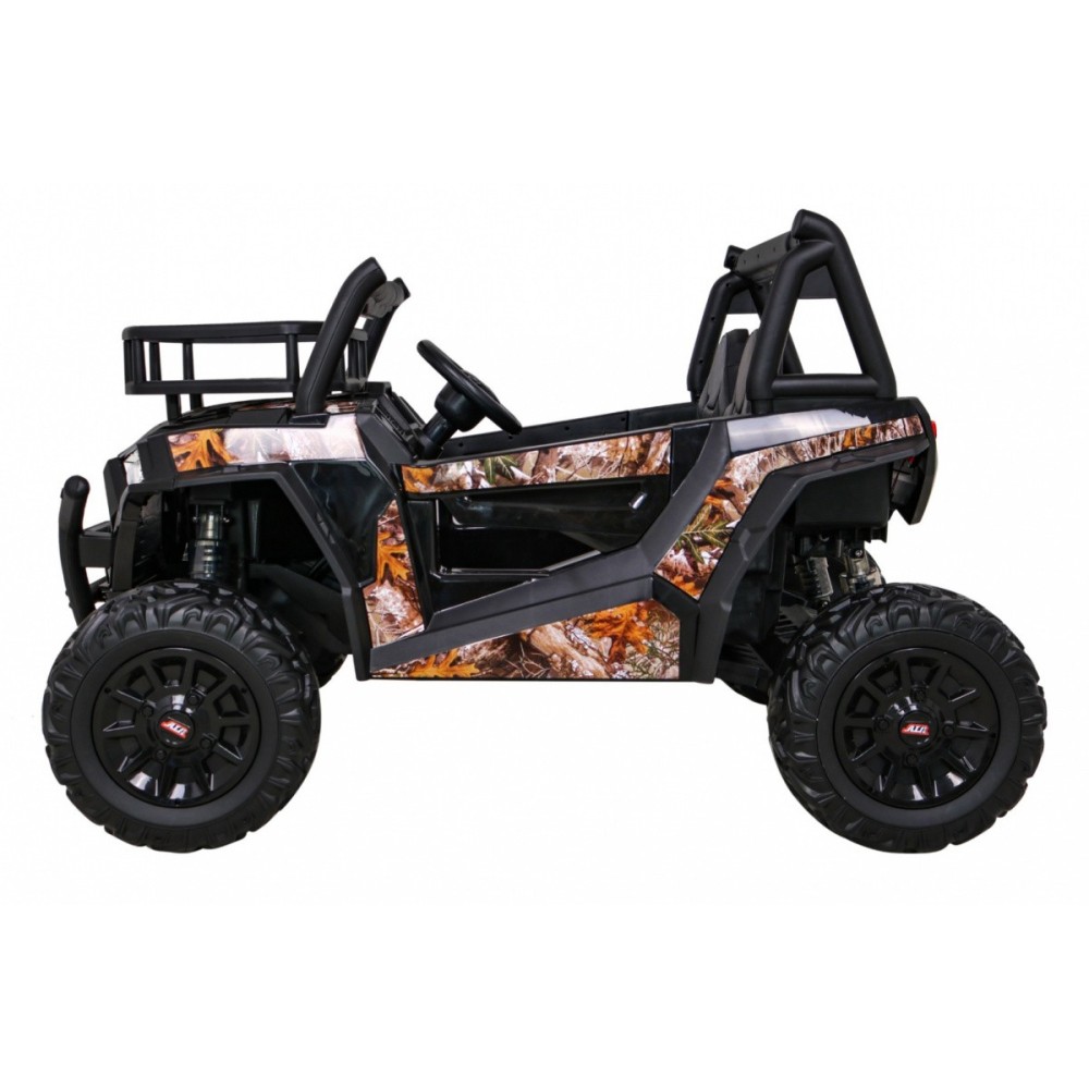JOKO Elektrické autíčko BUGGY UTV 24V 200W, penové kolesá, Dvojmiestne kožené sedadlo, nosnosť 50kg, maskáčové