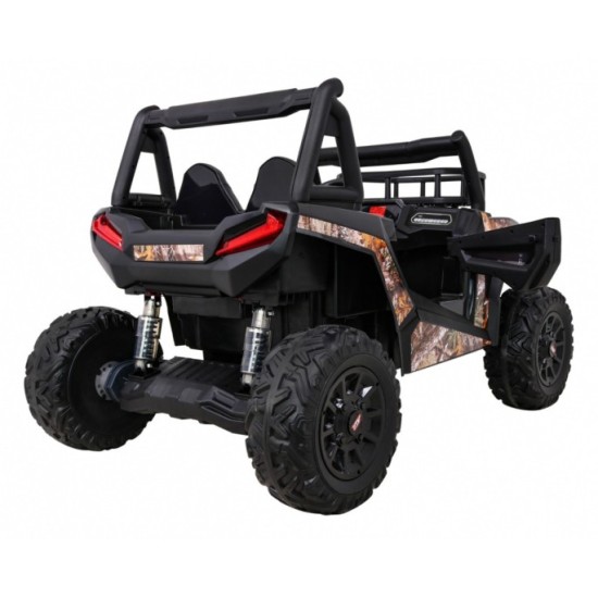 JOKO Elektrické autíčko BUGGY UTV 24V 200W, penové kolesá, Dvojmiestne kožené sedadlo, nosnosť 50kg, maskáčové