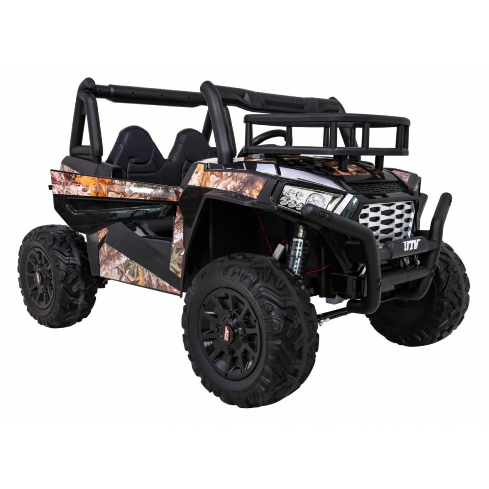 JOKO Elektrické autíčko BUGGY UTV 24V 200W, penové kolesá, Dvojmiestne kožené sedadlo, nosnosť 50kg, maskáčové