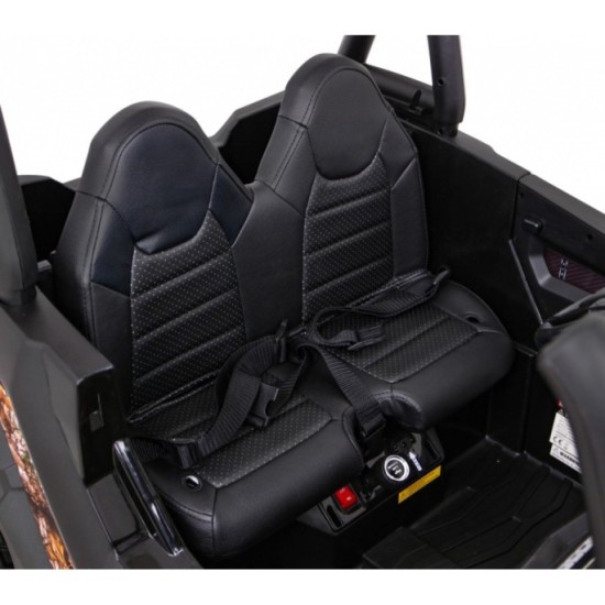 JOKO Elektrické autíčko BUGGY UTV 24V 200W, penové kolesá, Dvojmiestne kožené sedadlo, nosnosť 50kg, maskáčové