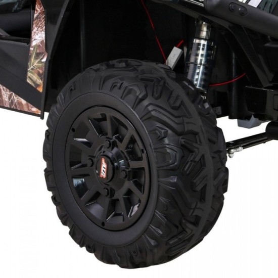 JOKO Elektrické autíčko BUGGY UTV 24V 200W, penové kolesá, Dvojmiestne kožené sedadlo, nosnosť 50kg, maskáčové