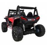 JOKO Elektrické autíčko BUGGY UTV 24V 200W, penové kolesá, Dvojmiestne kožené sedadlo, nosnosť 50kg, červené