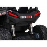 JOKO Elektrické autíčko BUGGY UTV 24V 200W, penové kolesá, Dvojmiestne kožené sedadlo, nosnosť 50kg, červené