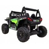JOKO Elektrické autíčko BUGGY UTV 24V 200W, penové kolesá, Dvojmiestne kožené sedadlo, nosnosť 50kg, zelené