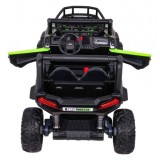 JOKO Elektrické autíčko BUGGY UTV 24V 200W, penové kolesá, Dvojmiestne kožené sedadlo, nosnosť 50kg, zelené
